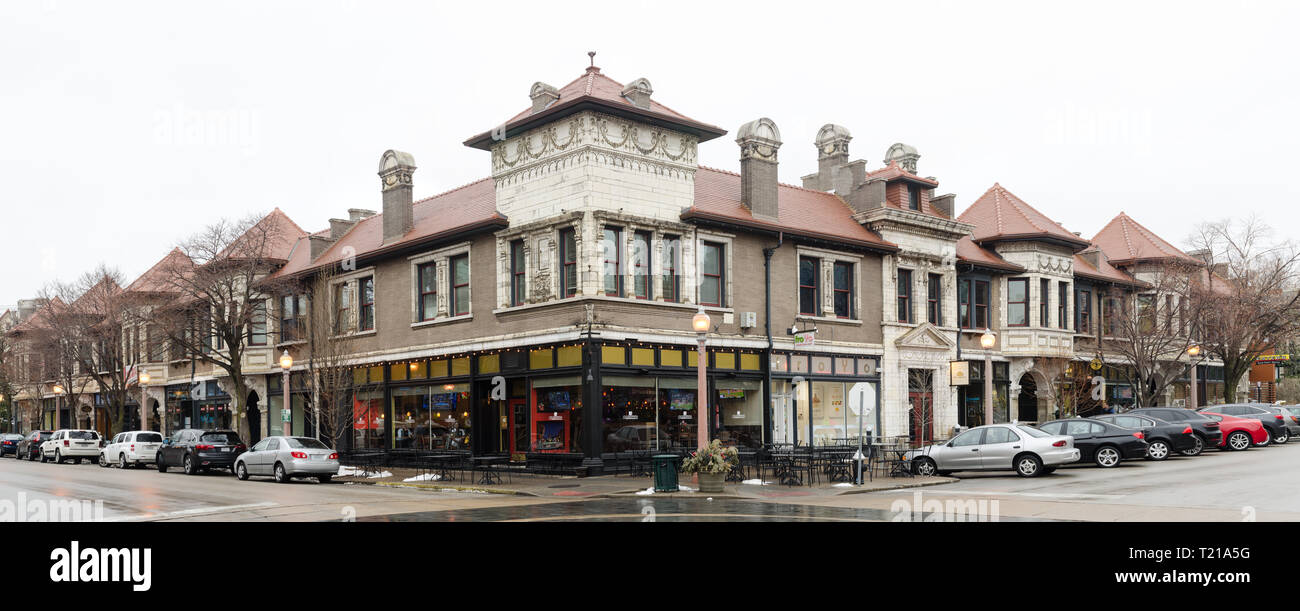 Local commercial dans le centre de West End Banque D'Images