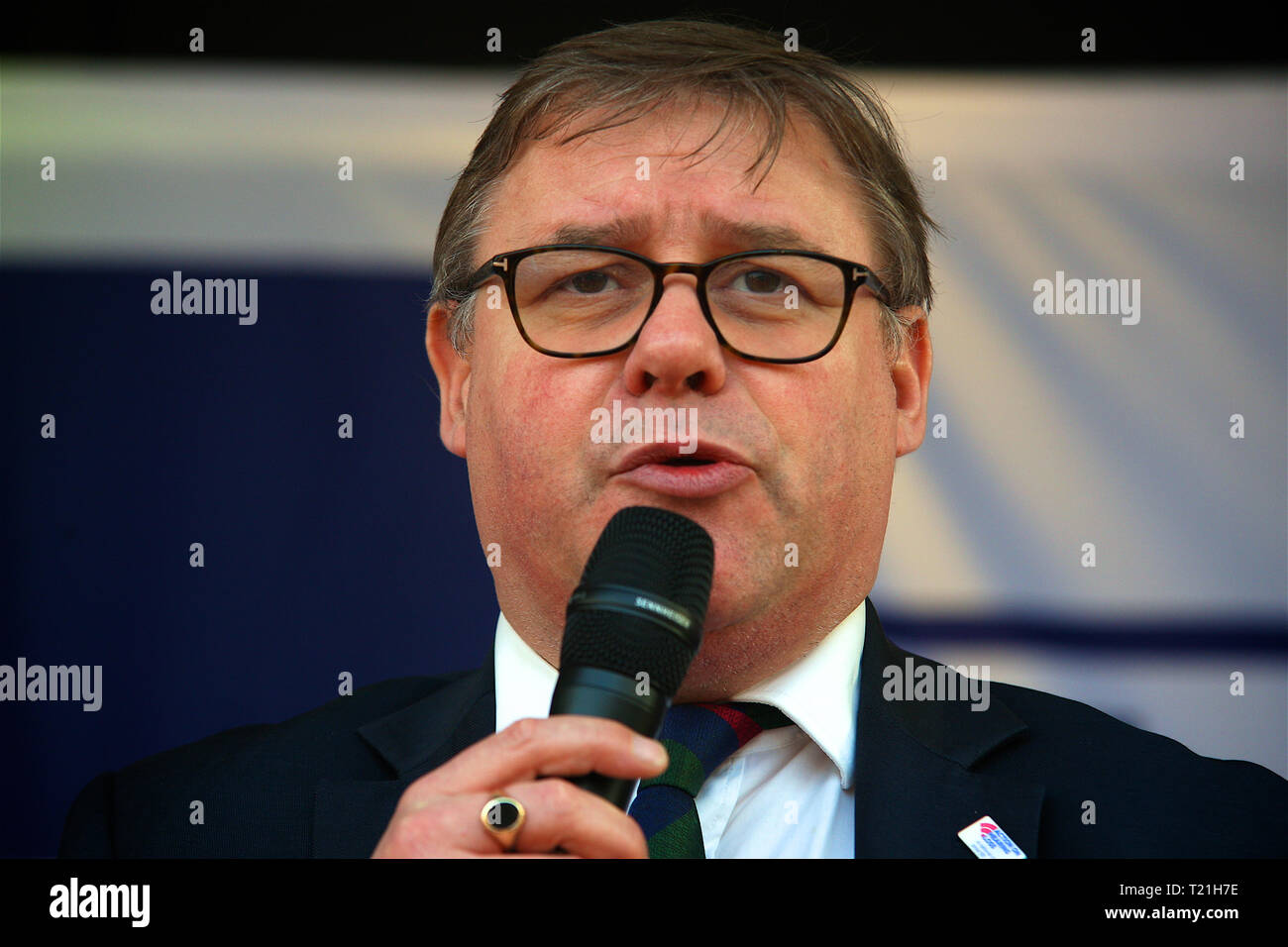 Londres, Royaume-Uni. Mar 29, 2019. Quitter signifie laisser Campagne Brexit détient rassemblement à Westminster London UK le 29 mars 2019, qui est la date à laquelle le Royaume-Uni devait quitter l'UE. Credit : Rupert Rivett/Alamy Live News Banque D'Images