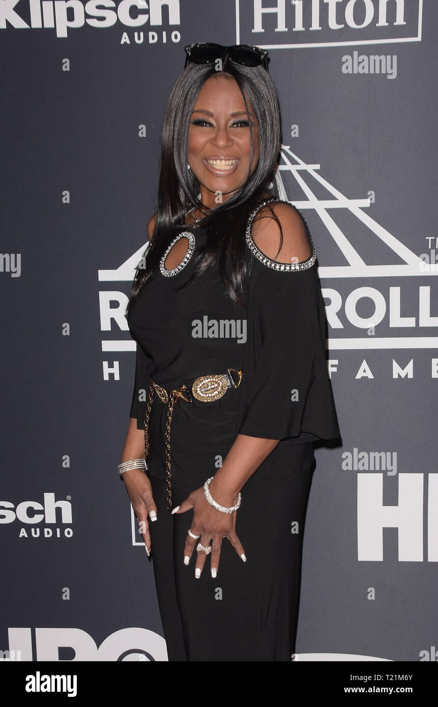 NEW YORK, NEW YORK - 29 mars 2019 : Angela assiste au Rock & Roll Hall of Fame de la cérémonie au Barclays Center le 29 mars 2019 dans la ville de New York. Photo : imageSPACE/MediaPunch Banque D'Images