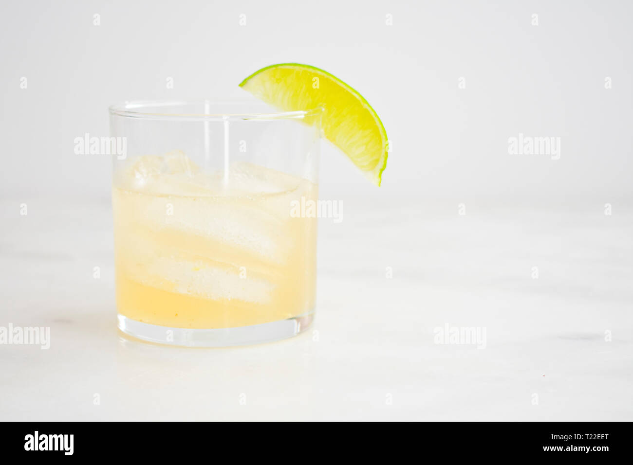 Cocktail de Gingembre et Lime Banque D'Images