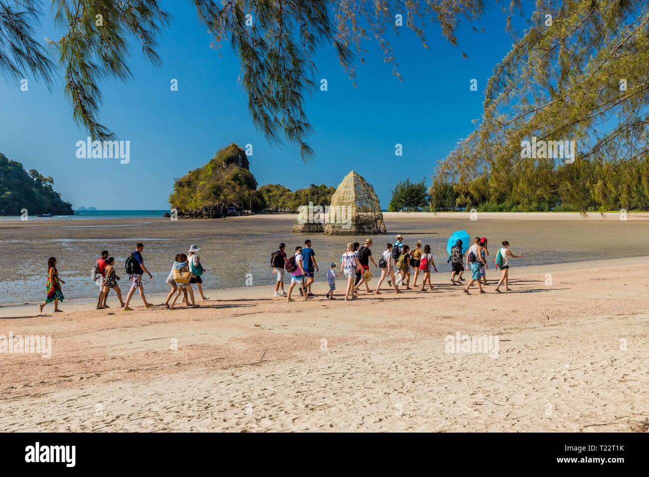 Une vue typique de l'île de Thaïlande Banque D'Images