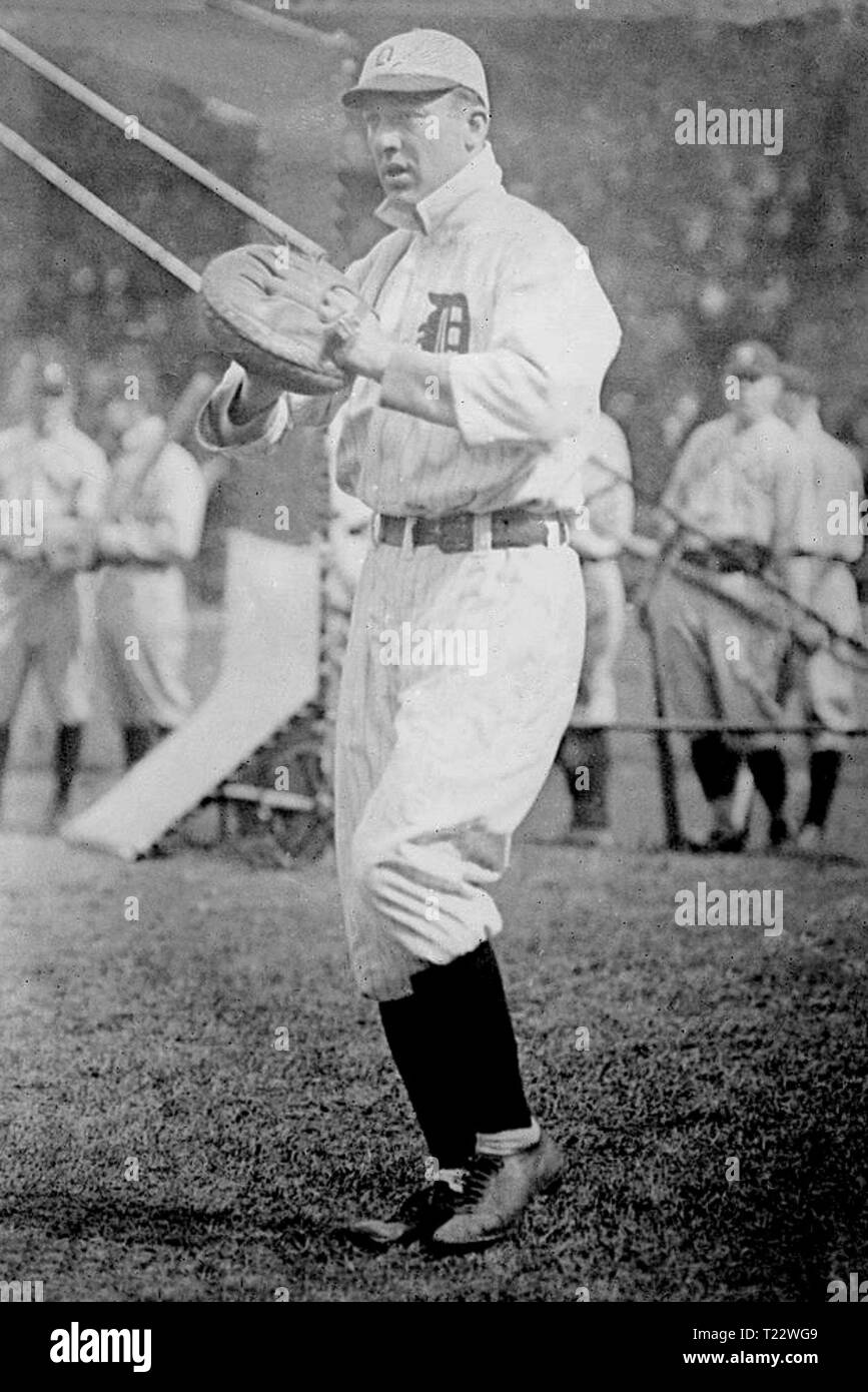 Bradley Kocher, Tigers de Detroit en 1912. Banque D'Images