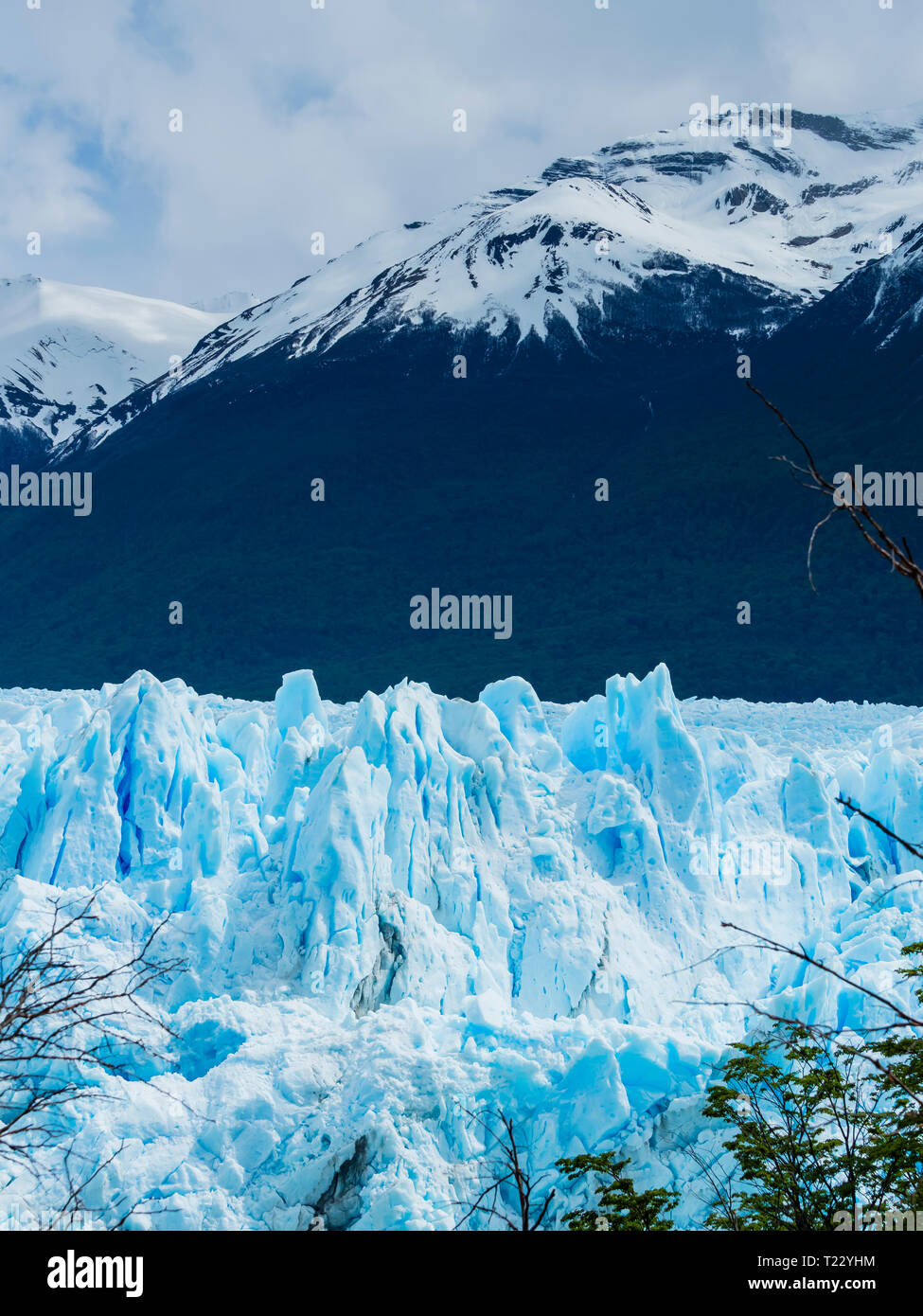 L'Argentine, El Calafate, Patagonie, Perito Moreno Glacier Banque D'Images