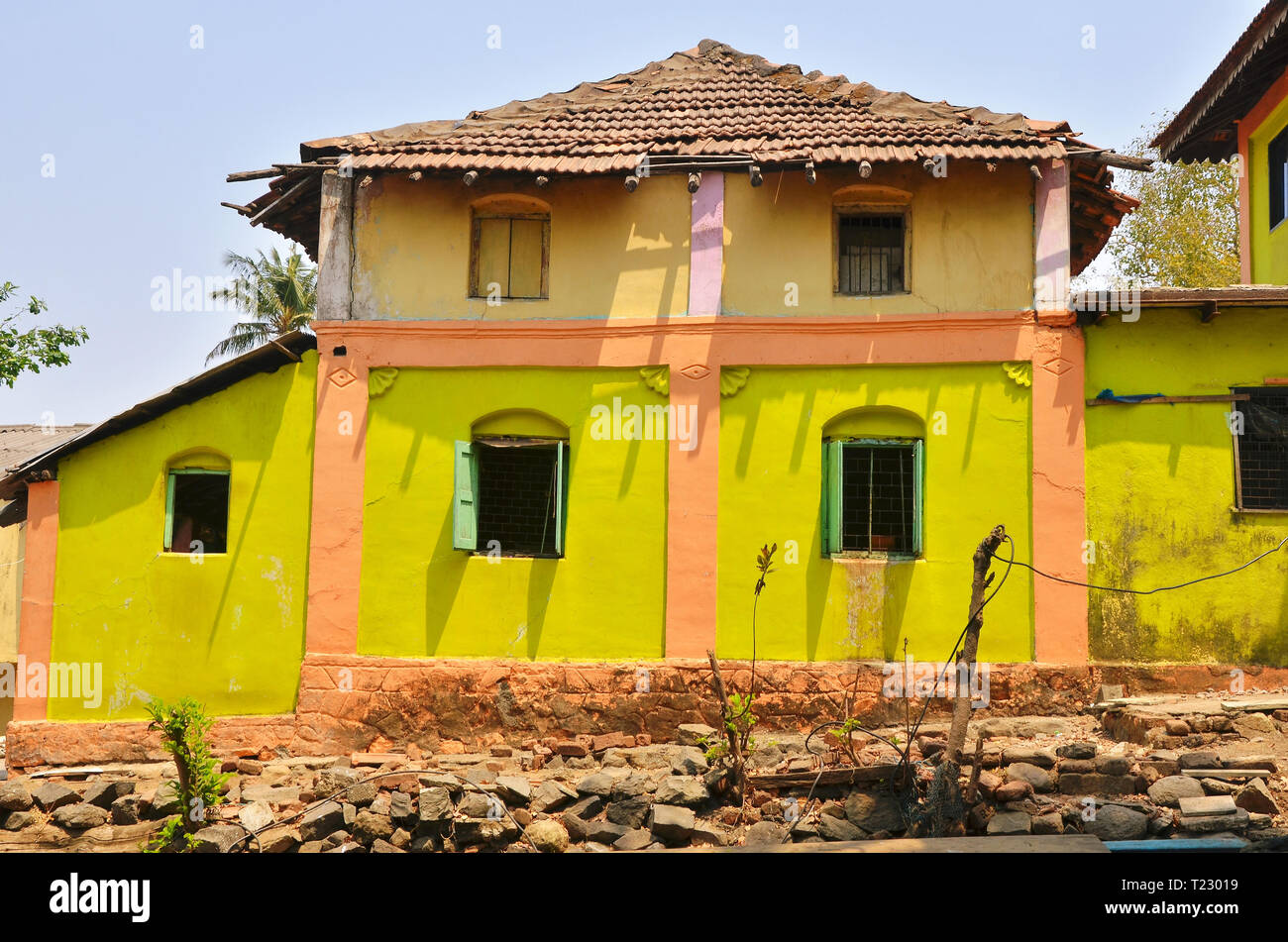 Green House en Inde Banque D'Images