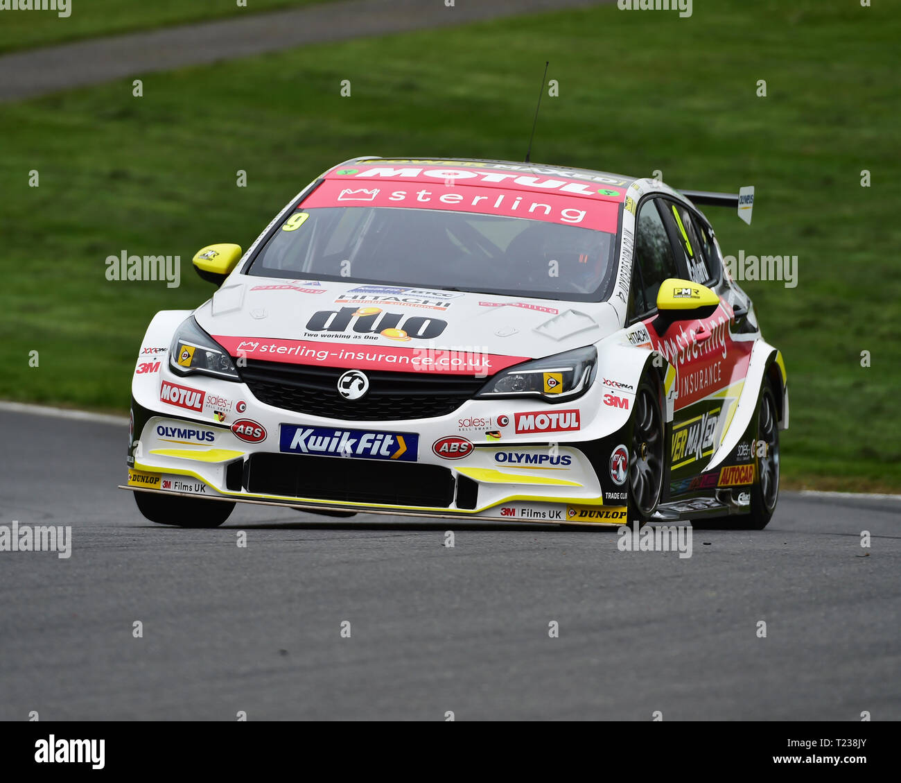 Rob Collard, Vauxhall Astra BTCC, jour du lancement et de l'événement médiatique, Brands Hatch, le mercredi 27 mars 2019. Autosport, British Touring Car Championship, BT Banque D'Images