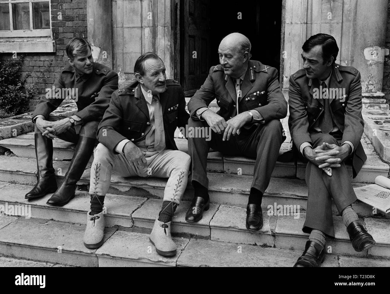 Aces High (1976), Malcolm McDowell, Ray Milland, Trevor Howard, Richard Johnson, Date : 1976 Banque D'Images