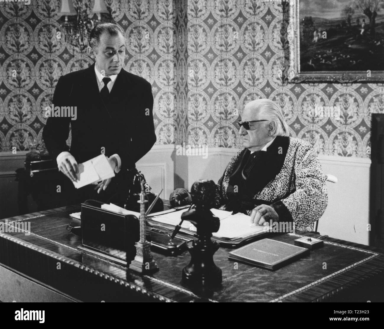 Indice de la clé d'argent (1961) Un thriller Mystère Edgar Wallace. Patrick Cargill, Finlay Currie, Date : 1961 Banque D'Images