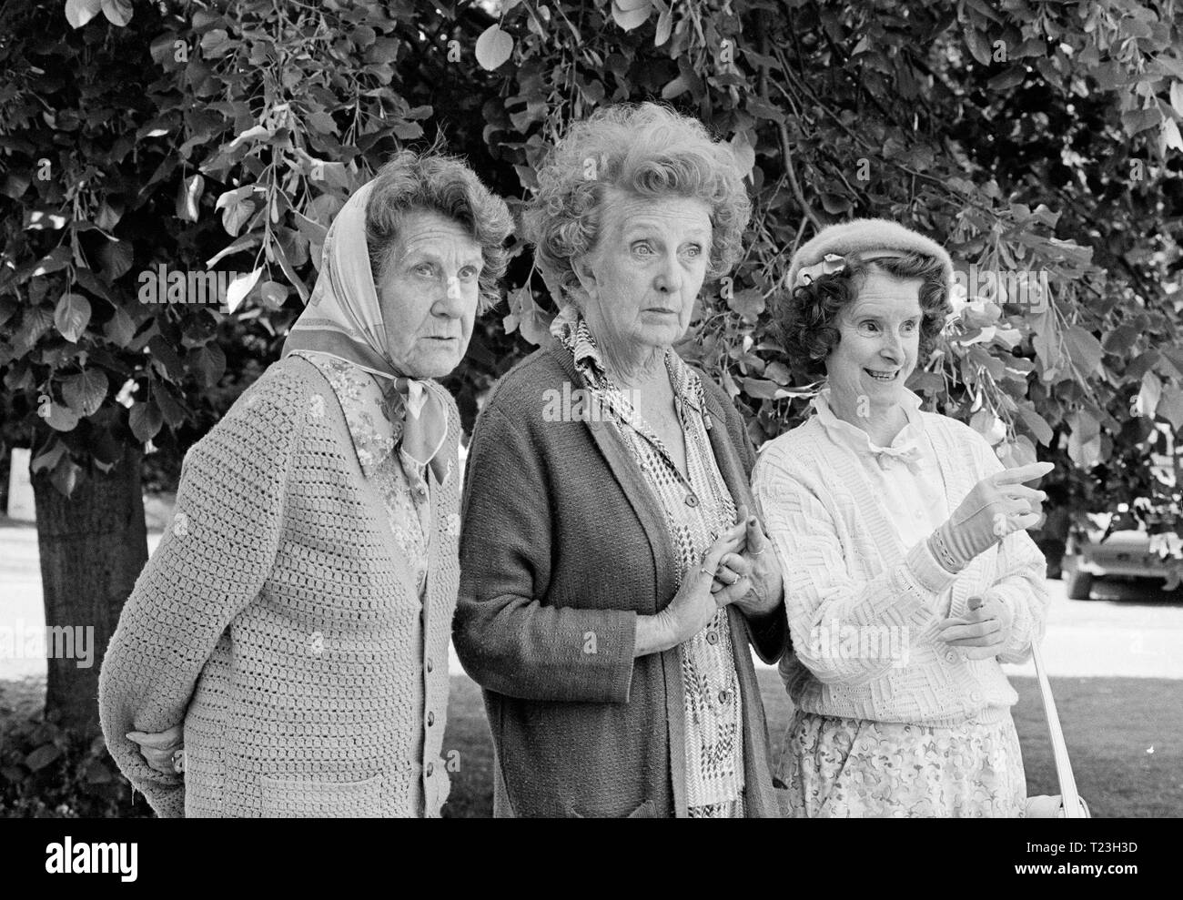 Dans le sens horaire (1986) Ann Way, Joan Hickson, Constance Chapman, Date : 1986 Banque D'Images