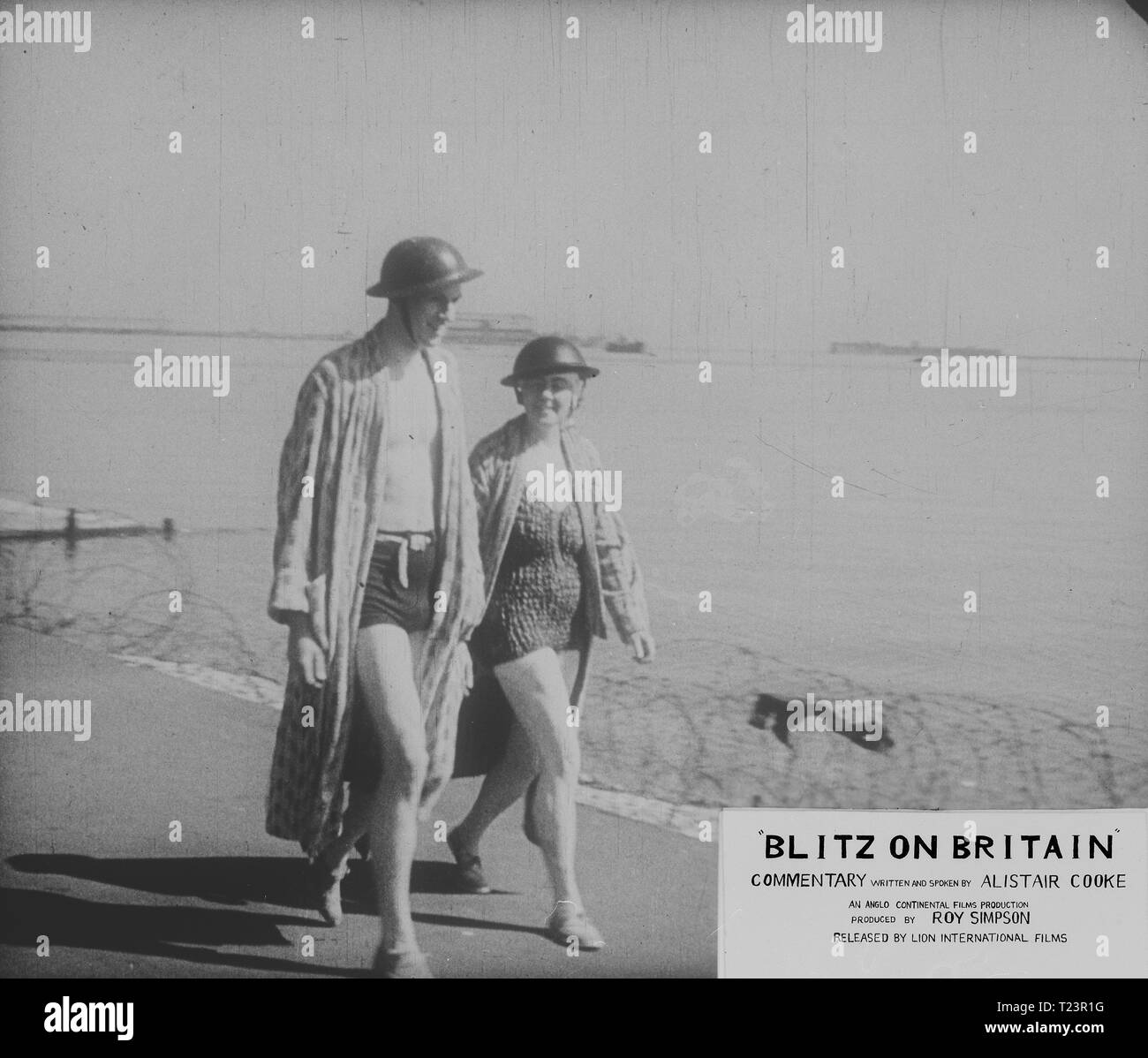 Blitz sur l'Angleterre (1960) Documentaire sur le Blitz pendant la Seconde Guerre mondiale Date : 1960 Banque D'Images