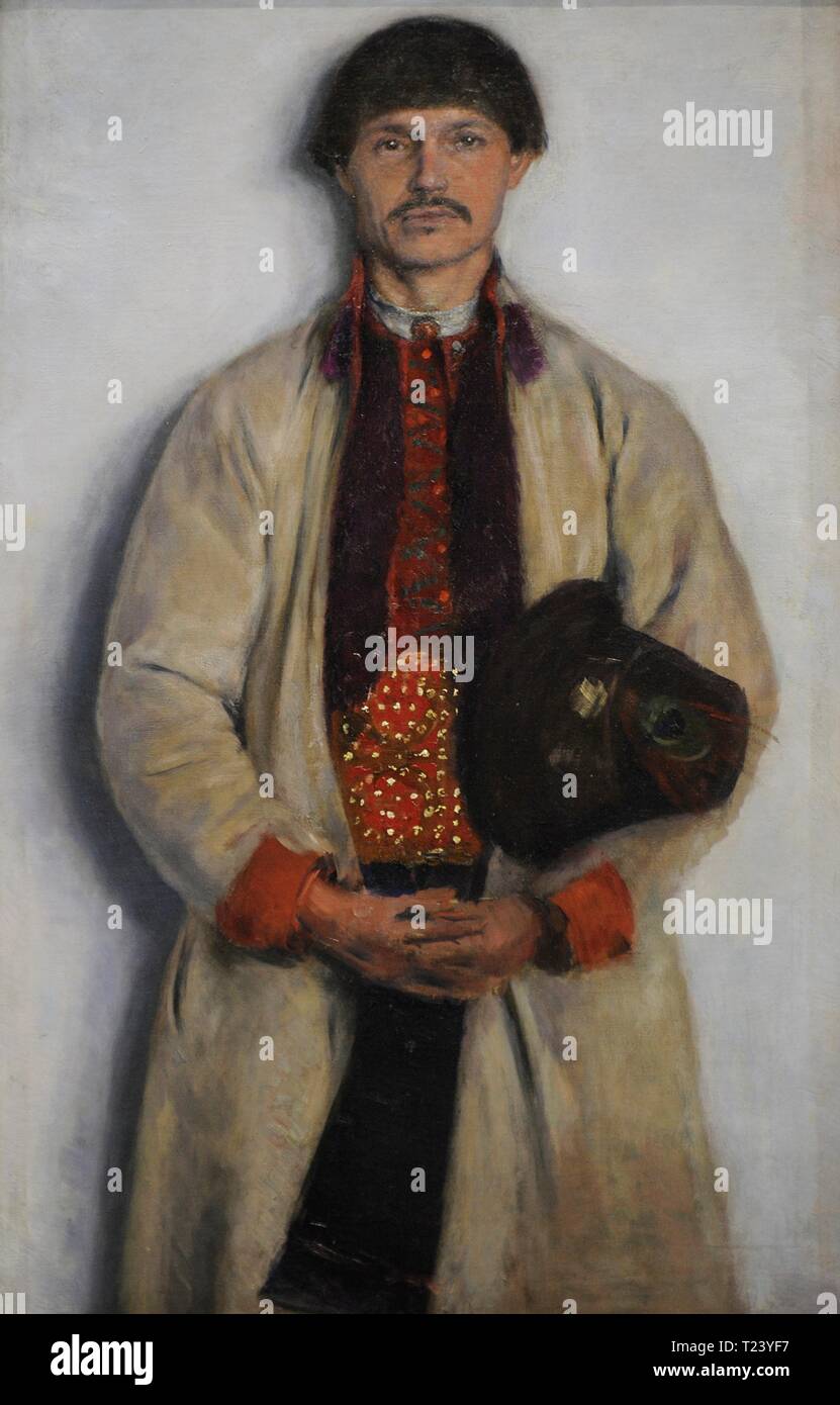 Aleksander Gierymski (1850-1901). Pintor polaco. Campesino de Bronowice, 1893-1894. Galería de Arte Polaco del siglo XIX (Lonja de los Paños, Sukiennice). Museo Nacional de Kraków. Polonia. Banque D'Images