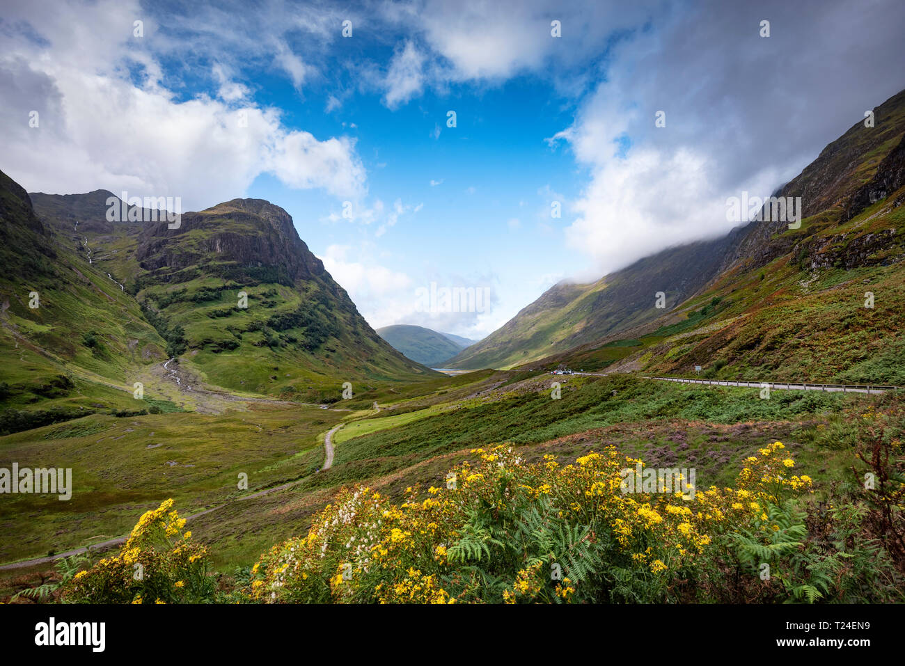 La Grande-Bretagne, l'Écosse, les Highlands écossais, Glen Coe Banque D'Images