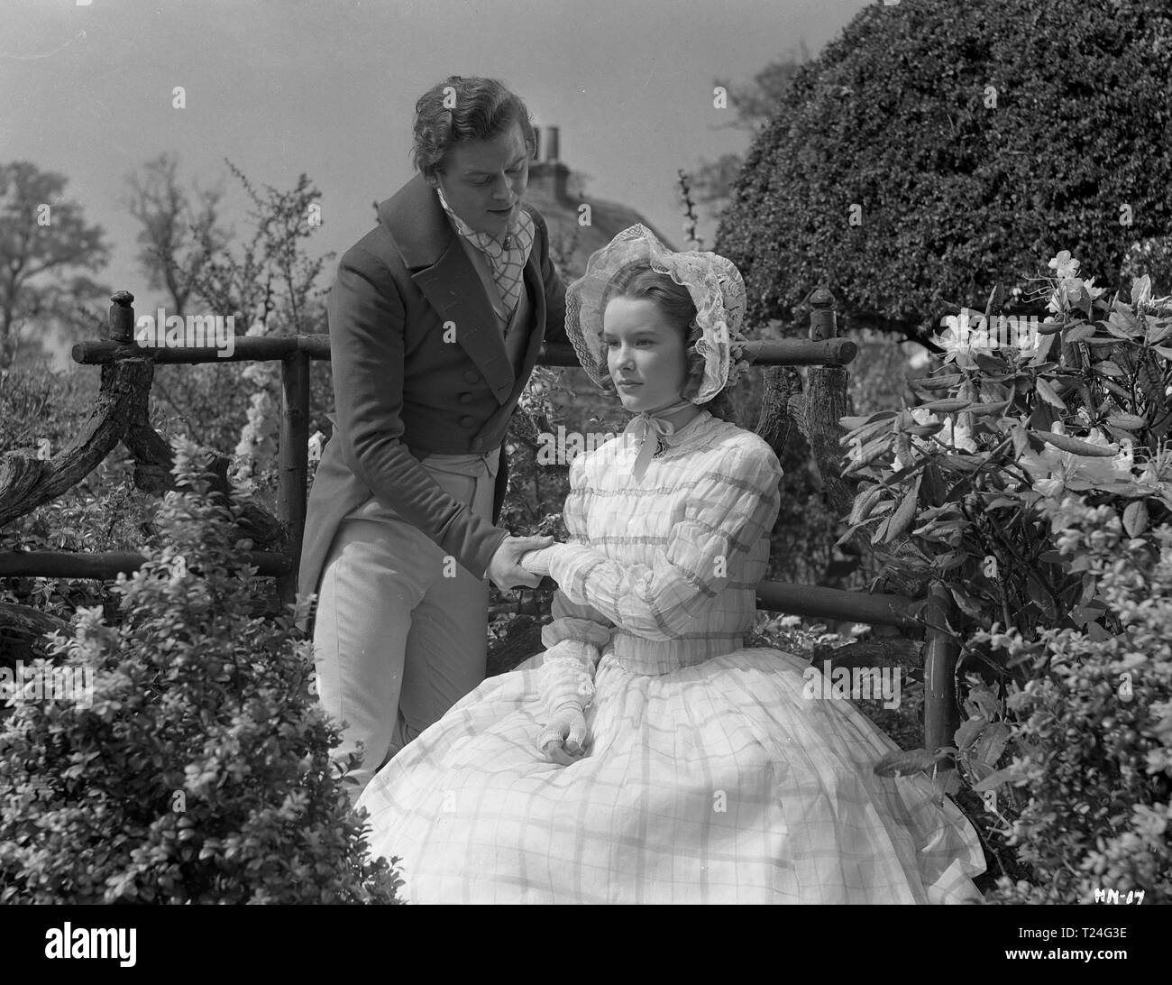 La vie et les Aventures de Nicholas Nickleby (1947) Sally Ann Howes, Emrys Jones, Date : 1947 Banque D'Images