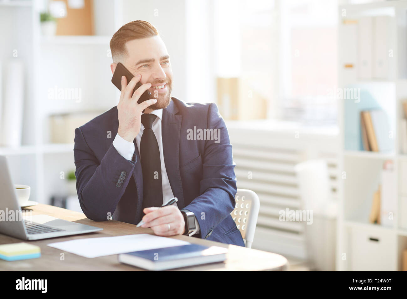 Appelez in office Banque D'Images