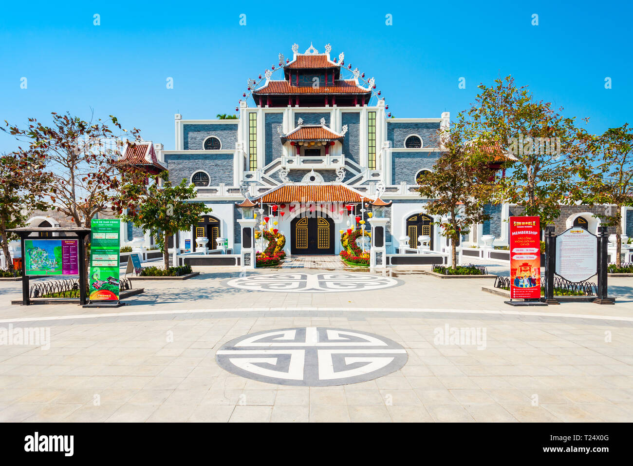 DA nang, Vietnam - Mars 18, 2018 : Danang Asie Sun World Park dans la ville de Da Nang au Vietnam Banque D'Images