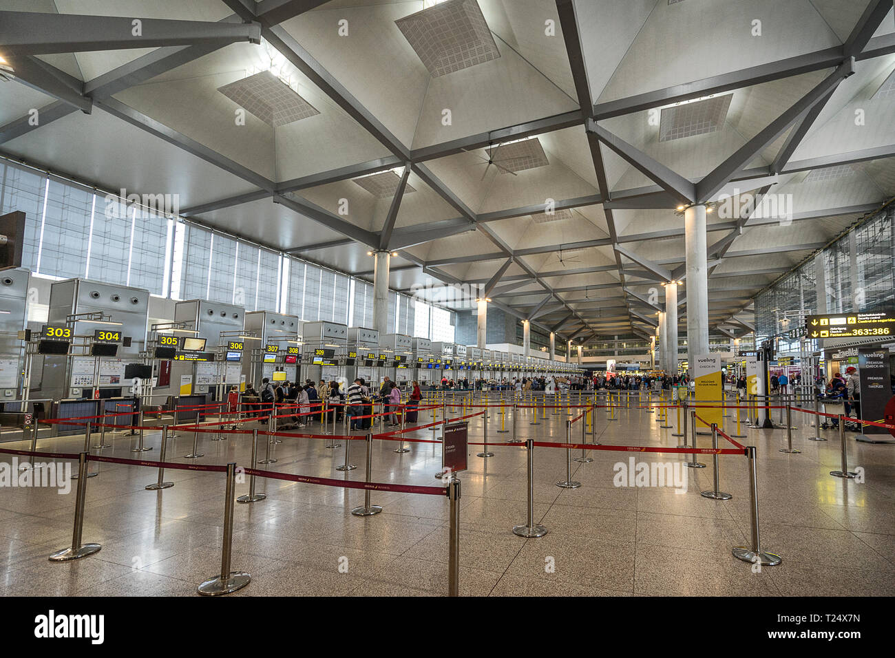 L'aéroport de malaga costa del sol Banque D'Images