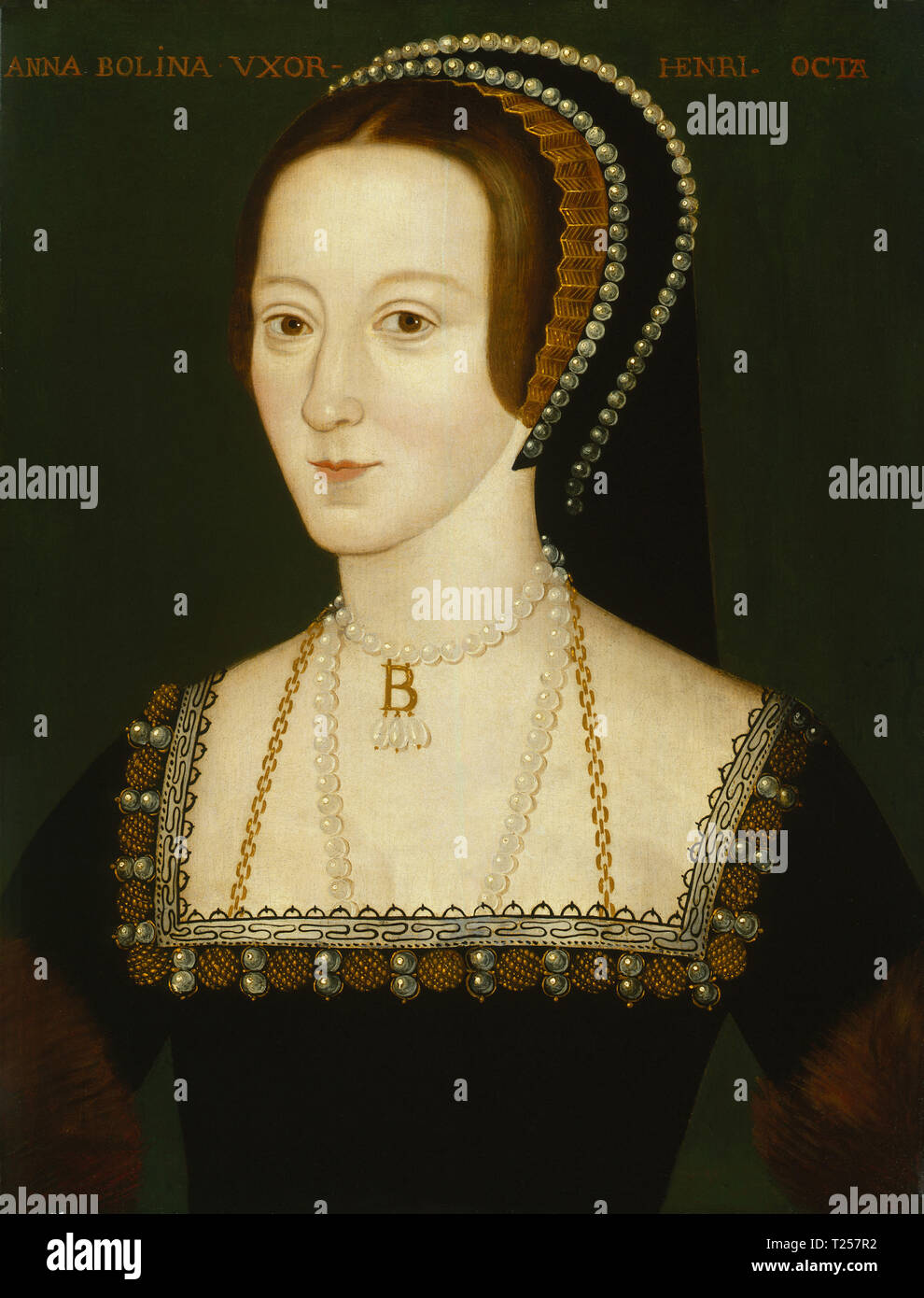 Portrait de Henry VIII Tudor Court Banque D'Images