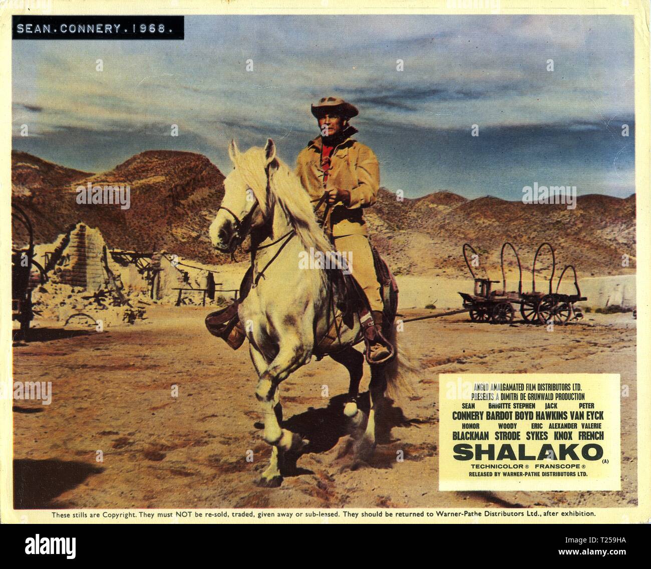 Shalako (1968) Sean Connery, Date : 1968 Banque D'Images