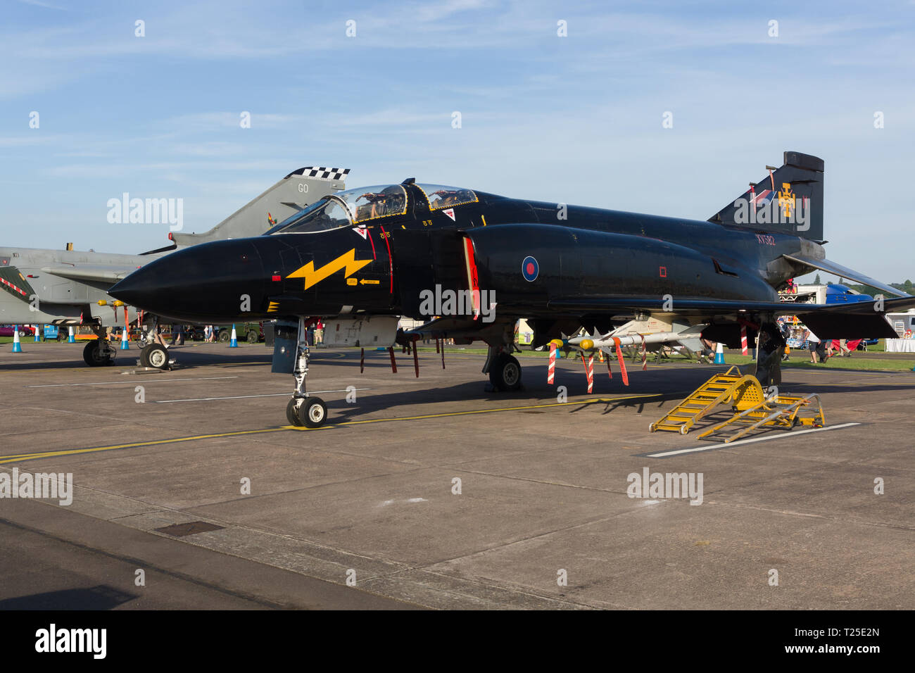 McDonnell Douglas Phantom II RP.1 nick nommé Black Mike l'avion était célèbre pour un vol record de Lands End à John O'Groats en 1988 Banque D'Images