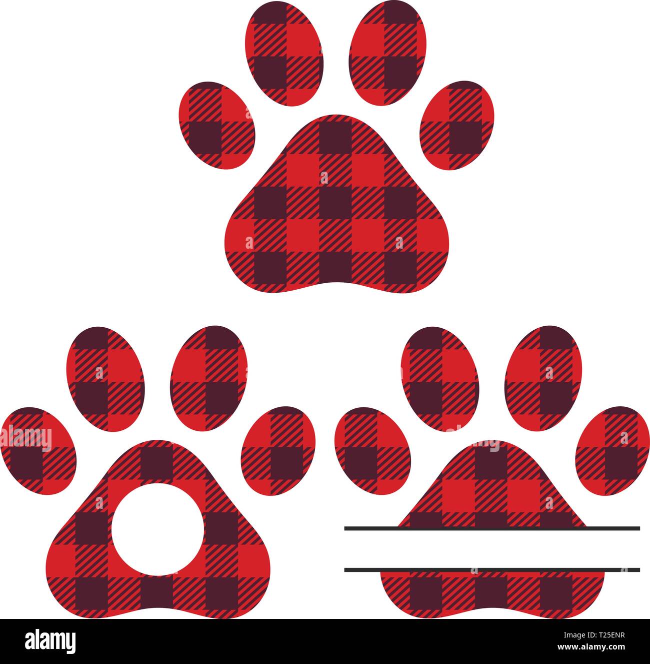 Dessin Patte De Chien Facile Pattes vecteur de vecteurs Banque de photographies et d'images à haute  résolution - Alamy