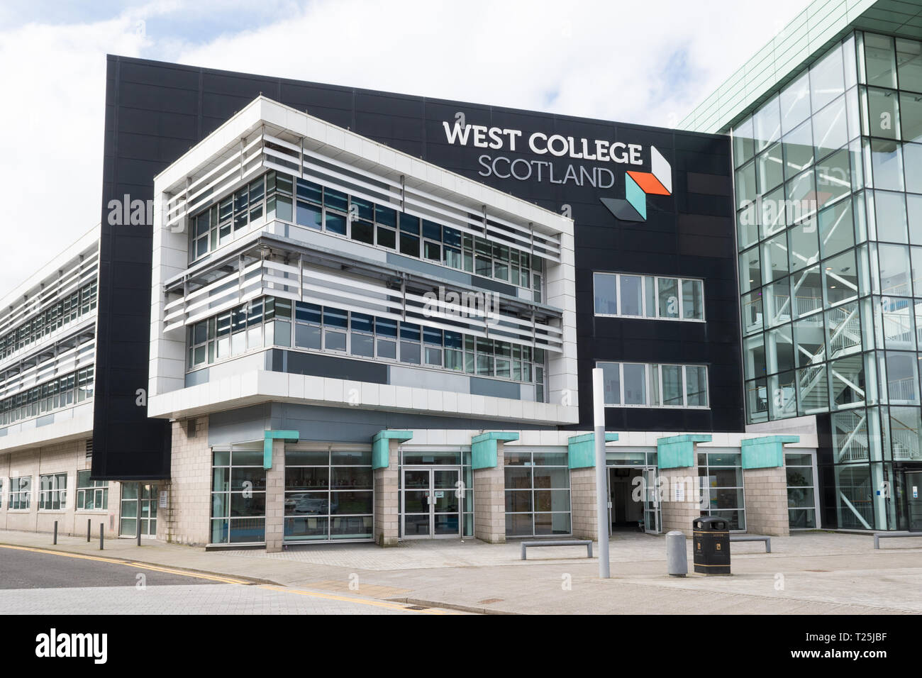 Collège de l'ouest de l'Écosse, campus de Clydebank, Queen's Quay, Clydebank, Écosse, Royaume-Uni Banque D'Images