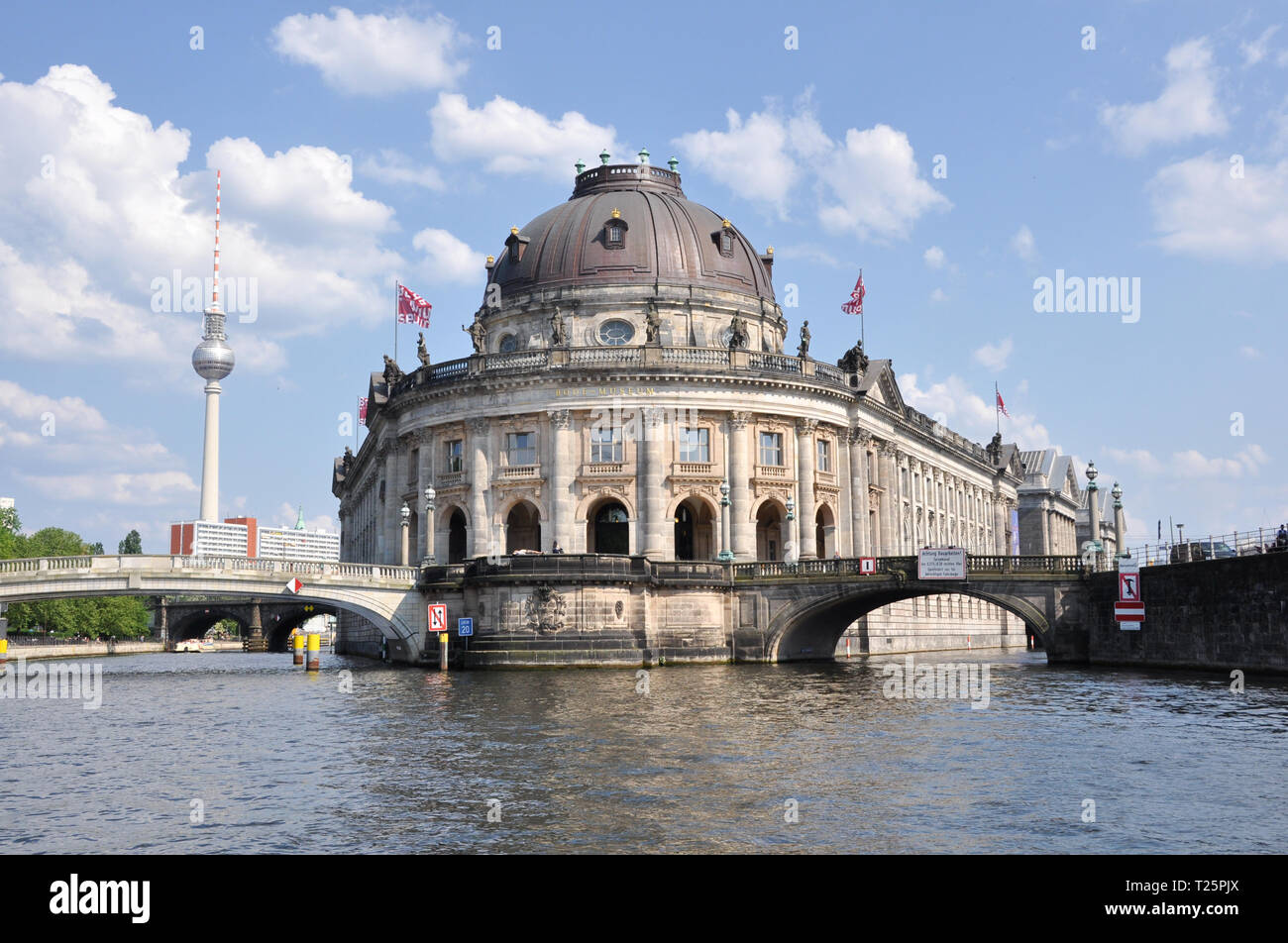 Immeuble sur Spree Banque D'Images
