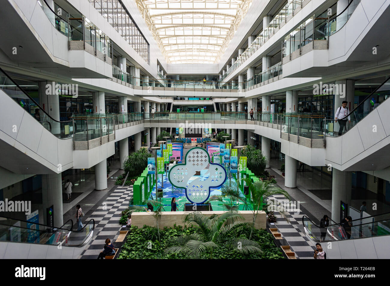 L'intérieur de l'hôpital de grand angle de HKU à Shenzhen Chine Banque D'Images