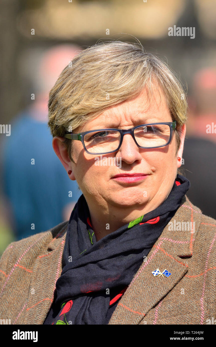 Joanna Cherry MP (SNP : Edinburgh South West) SNP porte-parole de la Justice et des affaires intérieures. Westminster College Green, 29 mars 2019 Banque D'Images