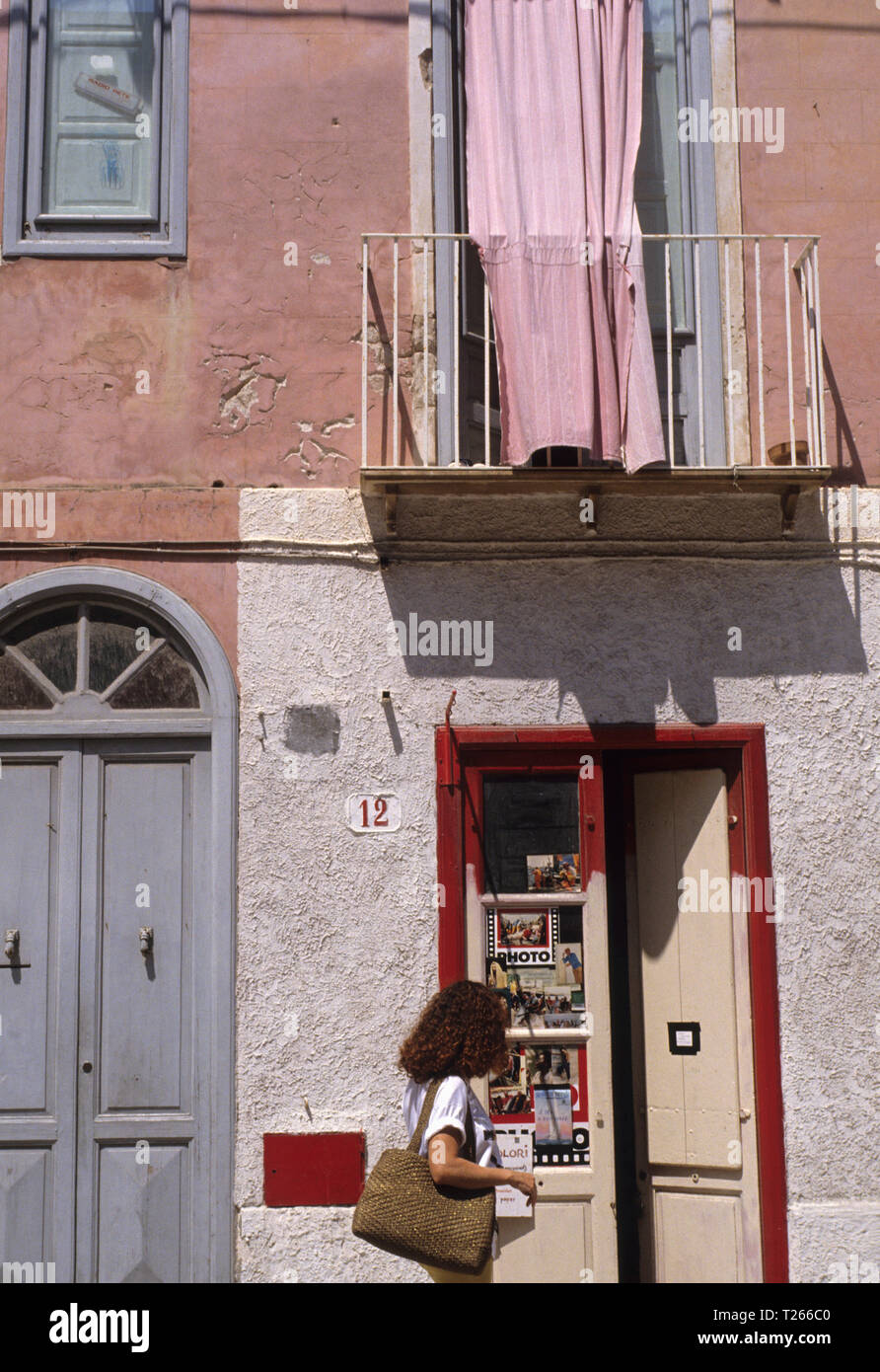 L'île de Favignana, îles Egadi, province de Messine, Sicile, Italie Banque D'Images