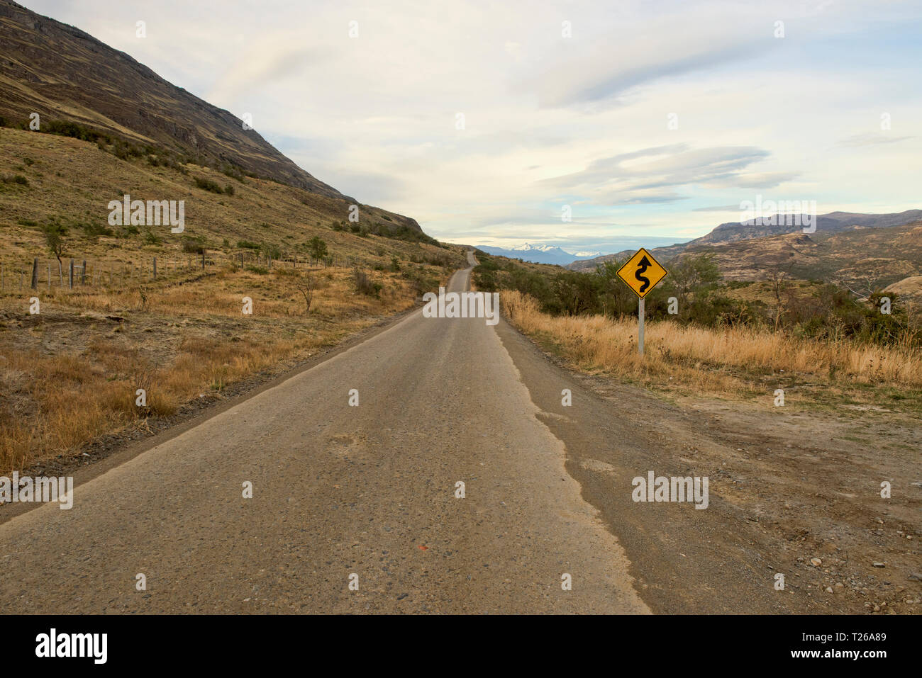 La nature de la route Carretera Austral en Patagonie, d'Aysen, Chili Banque D'Images
