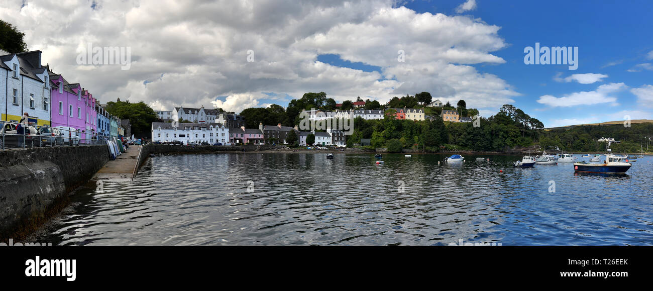 Port de Portree Île de Skye, Écosse Banque D'Images