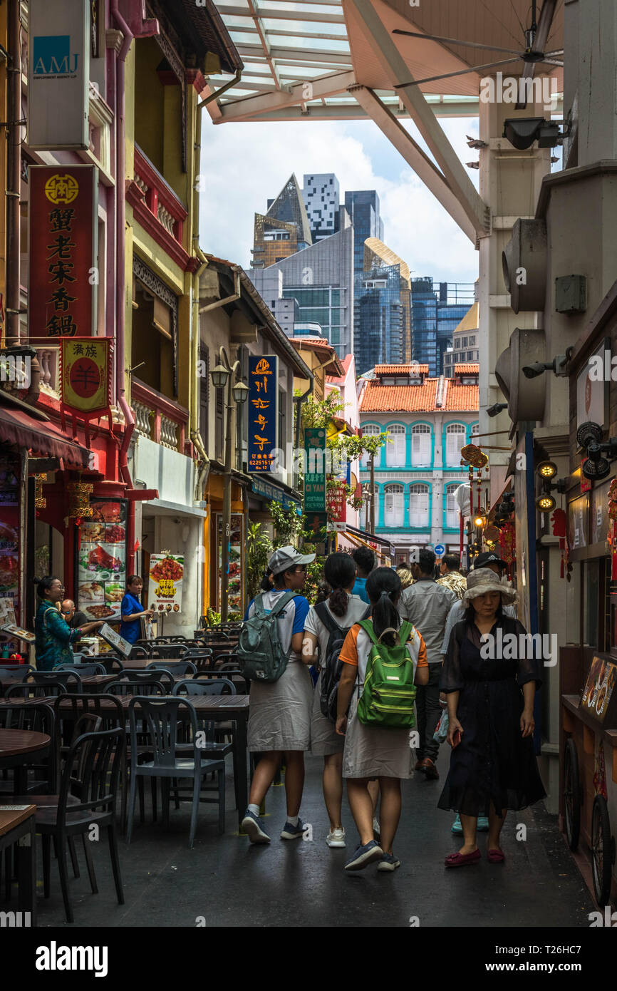 Chinatown, Singapour Banque D'Images