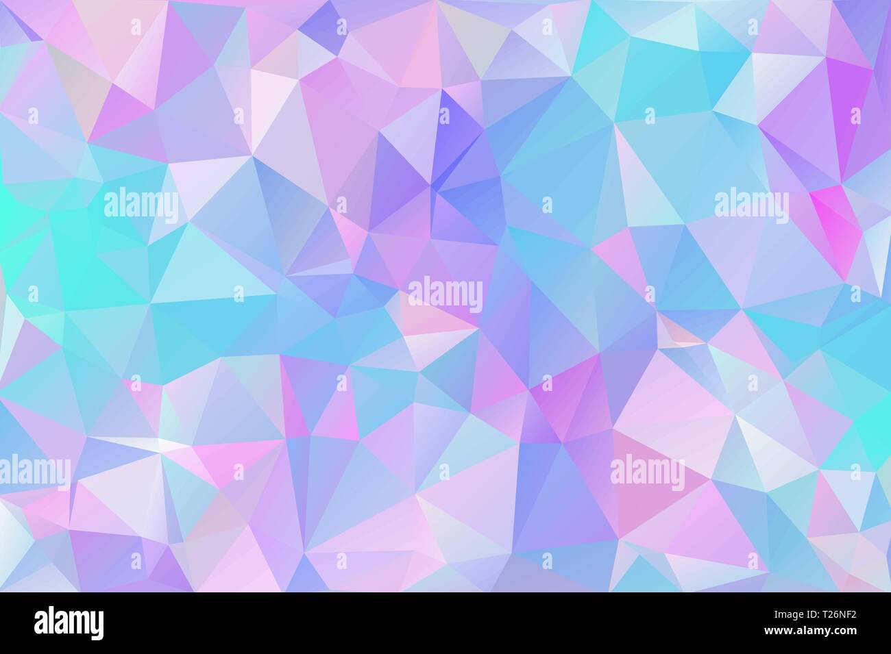 Résumé polygone polygone multicolores, faible. Transfusion de couleur. Motif géométrique. Bleu, rose, mauve, bourgogne, saturées de lumière, lit double Illustration de Vecteur