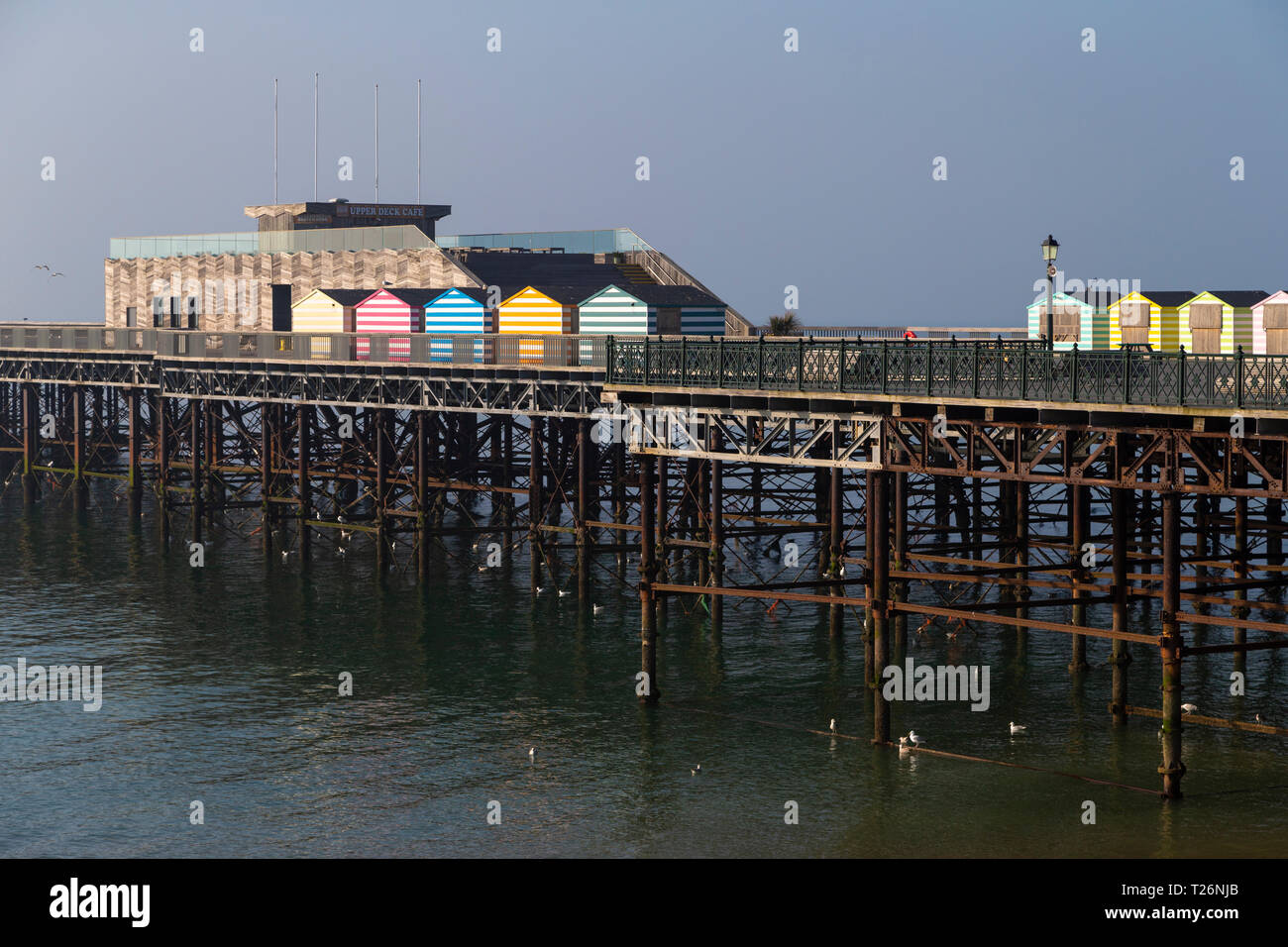 La jetée de Hastings, East Sussex, UK Banque D'Images