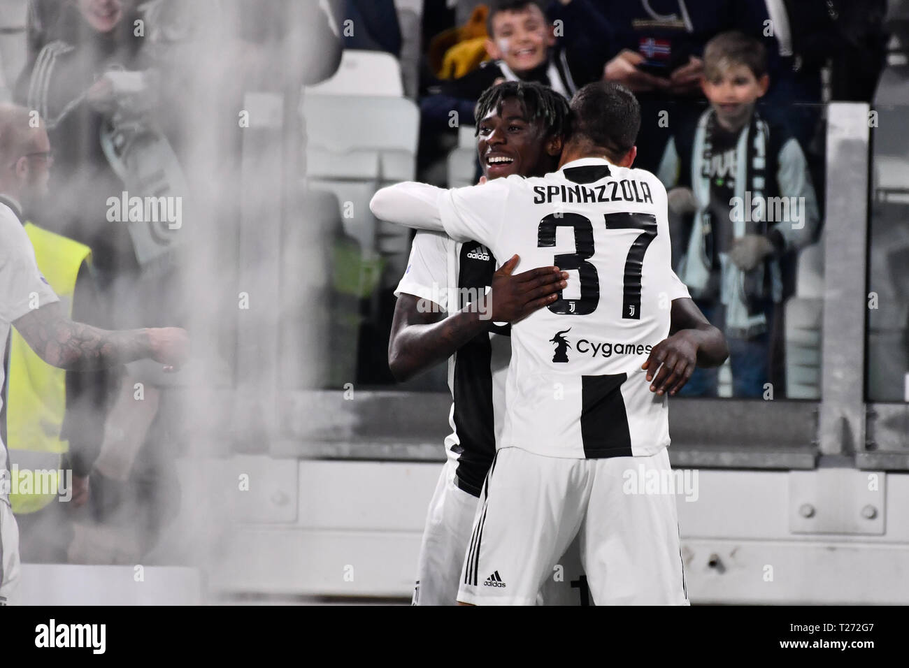 Turin, Italie. 30 mars 2019. Marie Kean (Juventus) au cours de la série d'un match de football entre la Juventus et Empoli FC au Stade Allianz le 30 mars, 2019 à Turin, Italie. Crédit : FABIO ANNEMASSE/Alamy Live News Banque D'Images