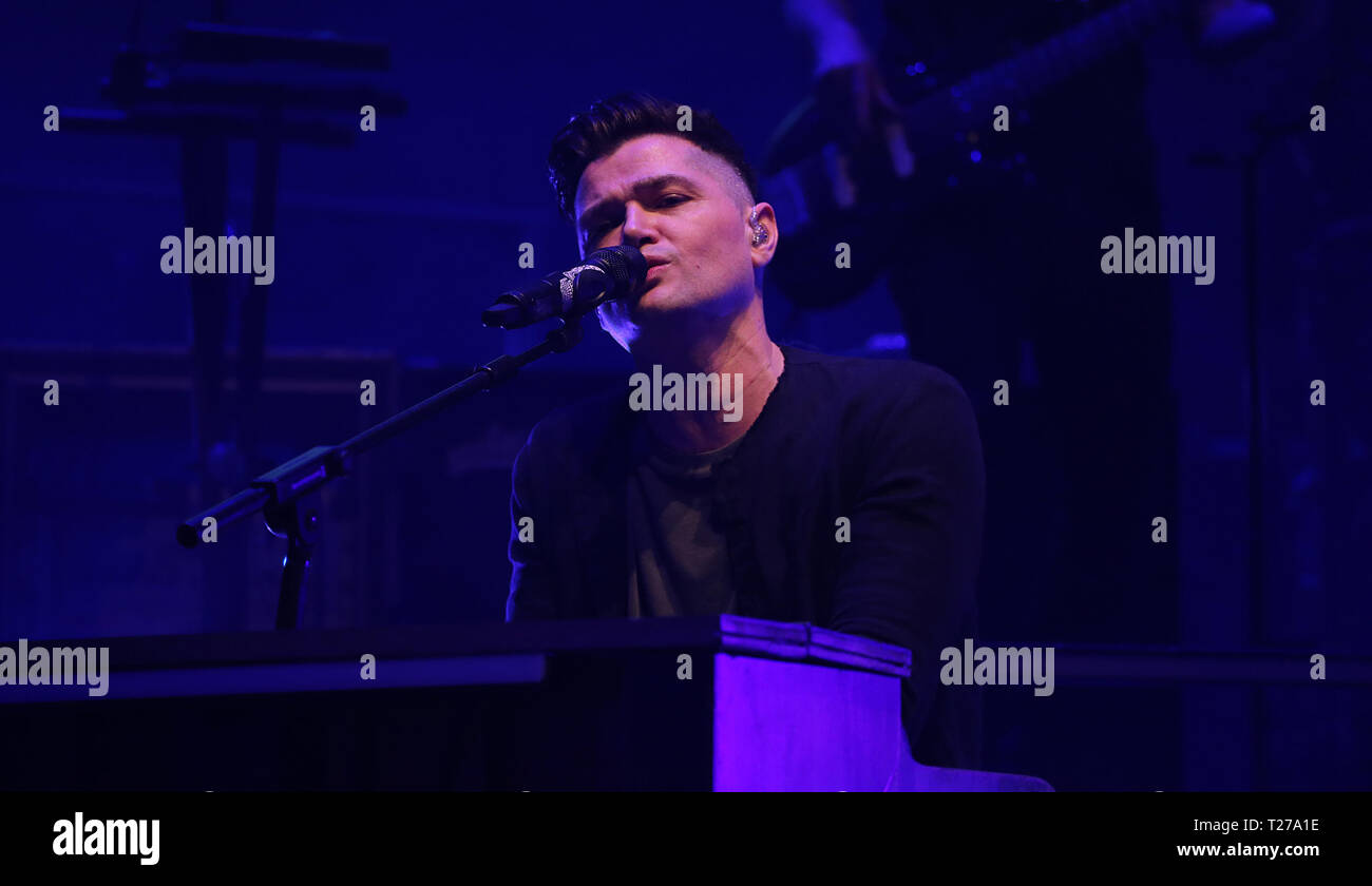 Danny O'Donoghue du script d'effectuer pendant le Teenage Cancer Trust, Concert Royal Albert Hall, Londres. PRESS ASSOCIATION. Photo date : Samedi 30 Mars, 2019. Voir PA story SHOWBIZ TCT. Crédit photo doit se lire : Isabel Infantes/PA Wire Banque D'Images