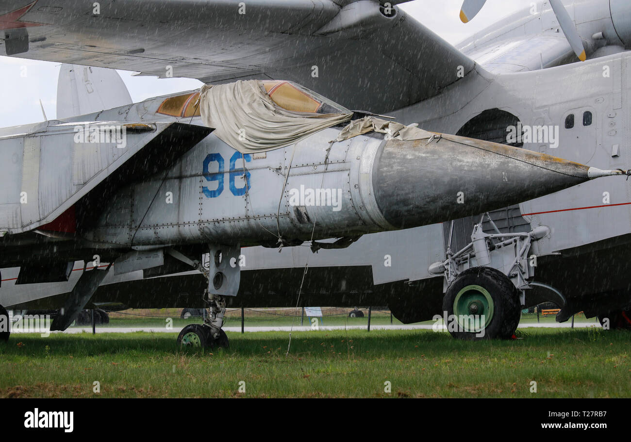 Central Air Force Museum, Monino, Moscou, Russie. Banque D'Images