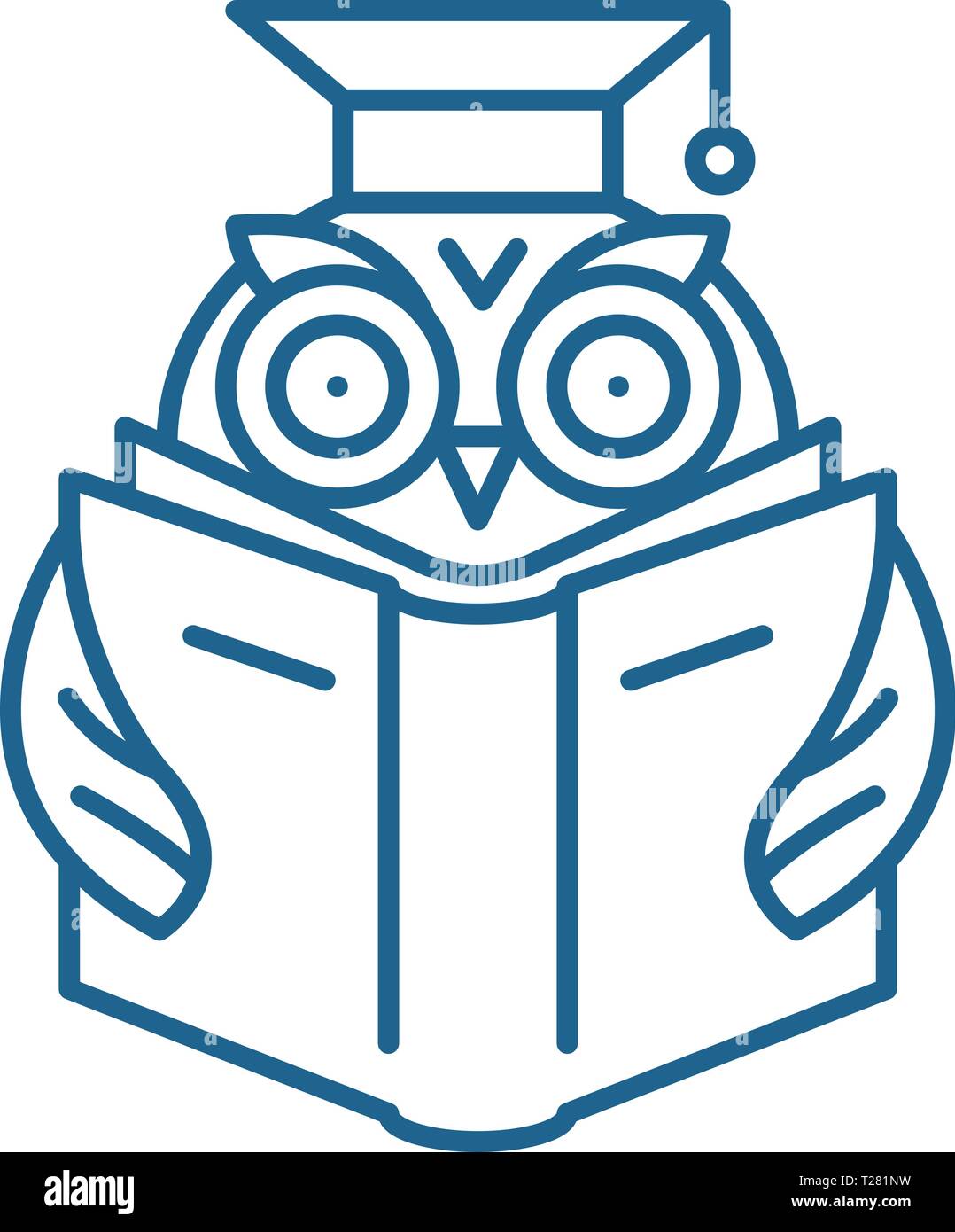 L'icône de la ligne de lecture avancée concept. Télévision Lecture avancée, signe, symbole vecteur illustration contour. Illustration de Vecteur