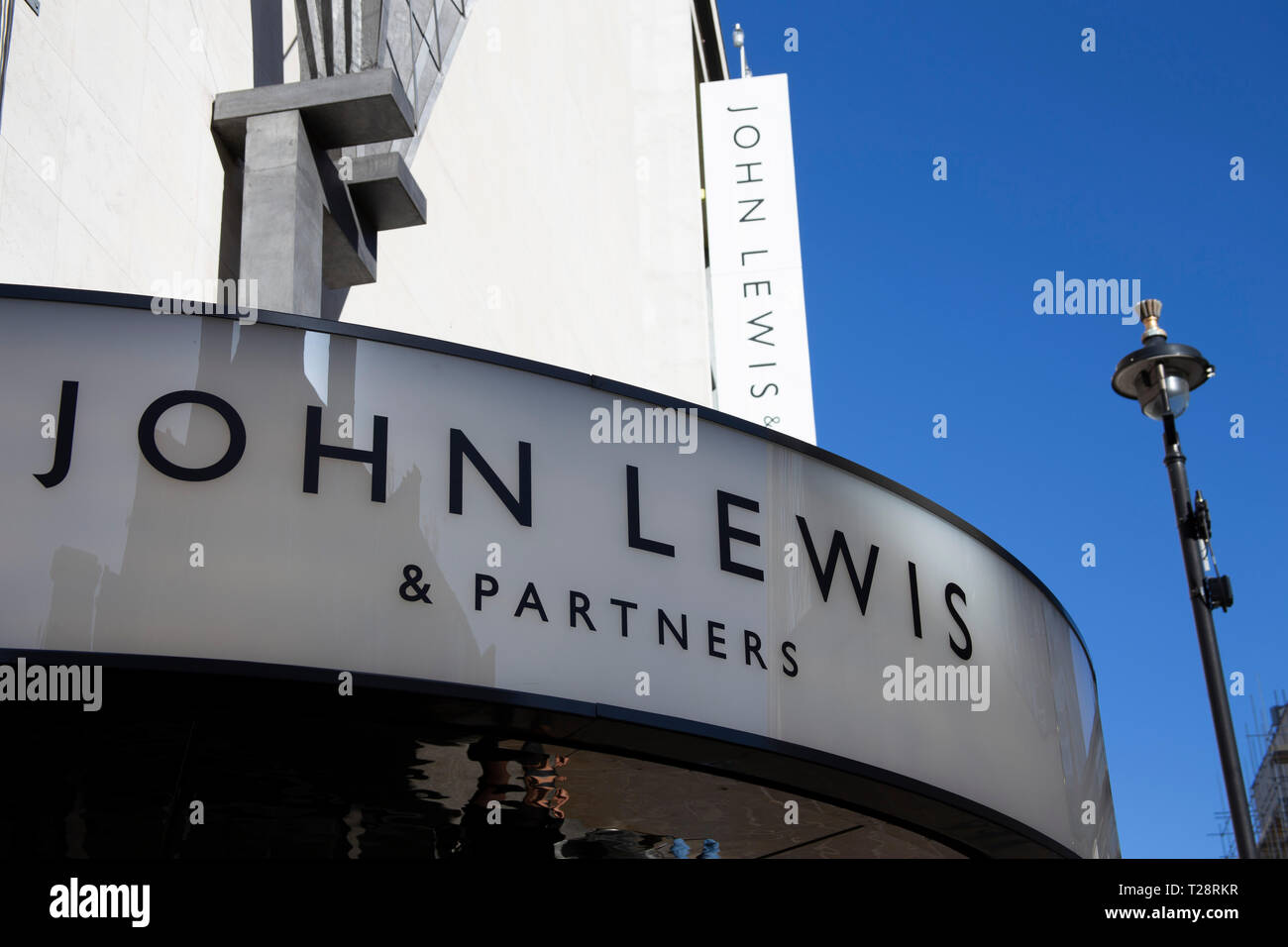 John Lewis flagship store. Oxford Street, Londres. Banque D'Images