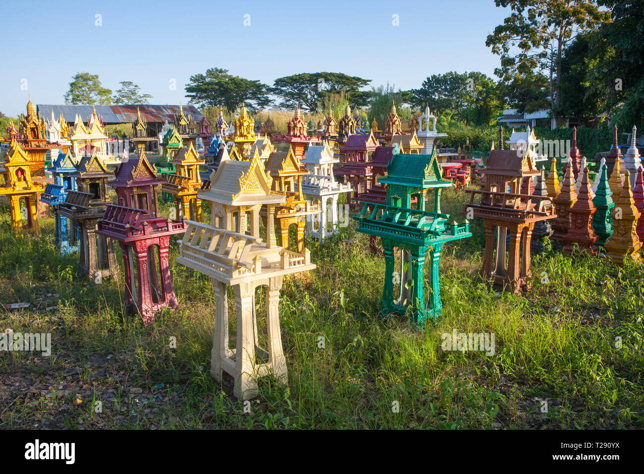Spirit of maisons, Chiang Rai, Thaïlande Banque D'Images