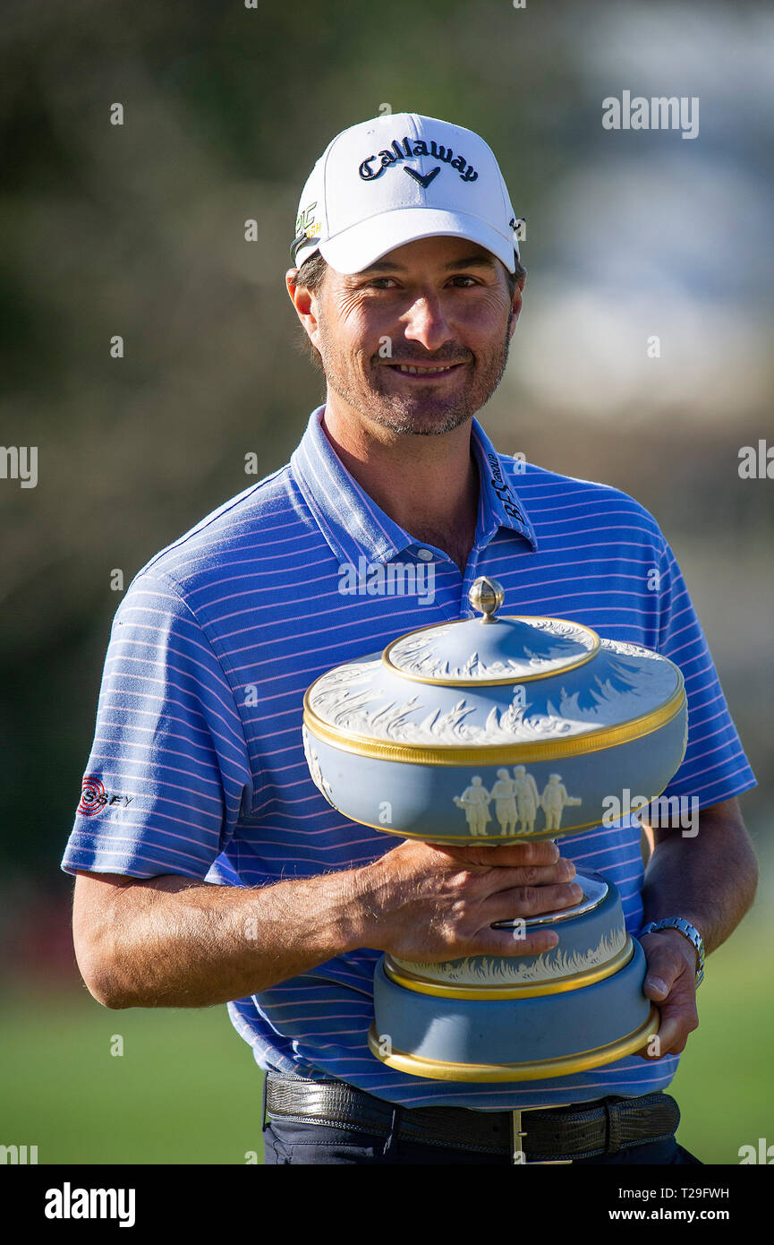 31 mars 2019 : Kevin Hervé Stephan, Henri Hélal remporte le match de championnat à la World Golf Championships Ã¢â€" les technologies Dell Match Play, Austin Country Club. Austin, Texas. Mario Cantu/CSM Banque D'Images