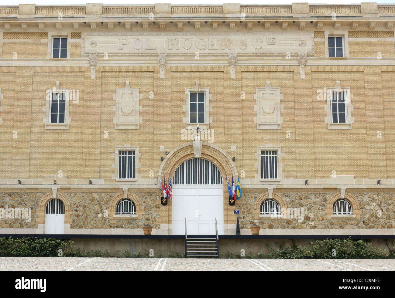 Chateau Pol Roger à Epernay France Banque D'Images