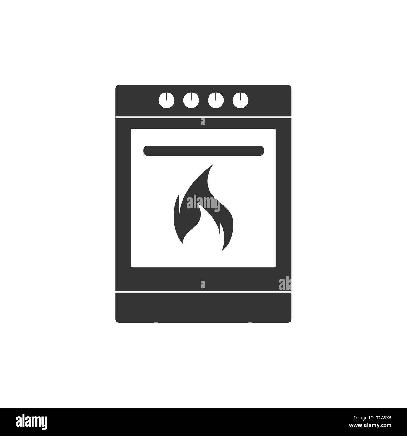 Illustration vectorielle, modèle plat. Icône cuisinière cuisine Illustration de Vecteur Illustration vectorielle, modèle plat. Icône cuisinière cuisine Illustration de Vecteur