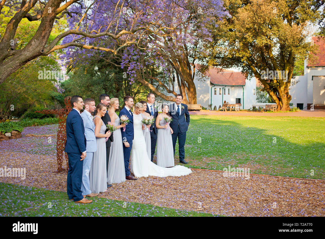 Mariage à St Andrew's School for Girls Banque D'Images