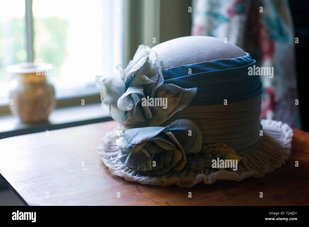 Blue vintage hat Banque D'Images