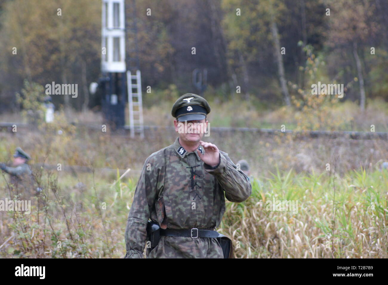 Soldat Waffen-SS Banque D'Images