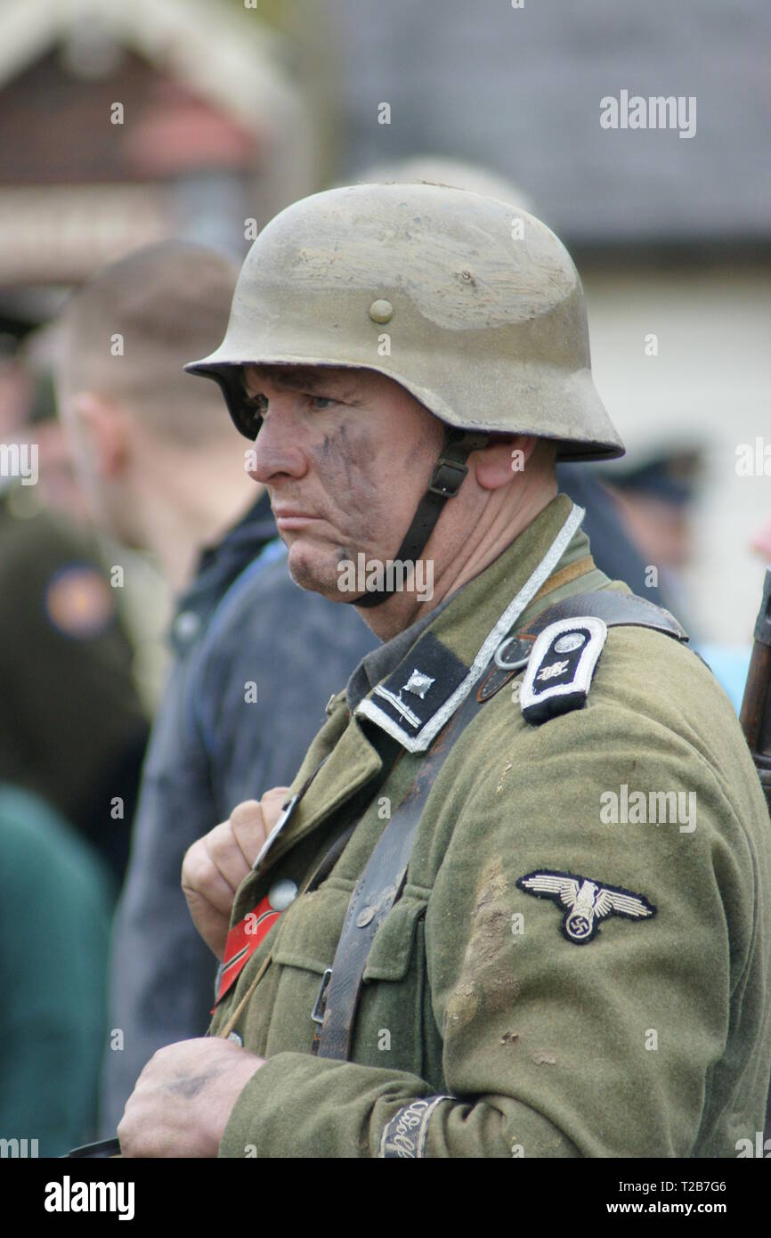 Soldat Waffen-SS Banque D'Images