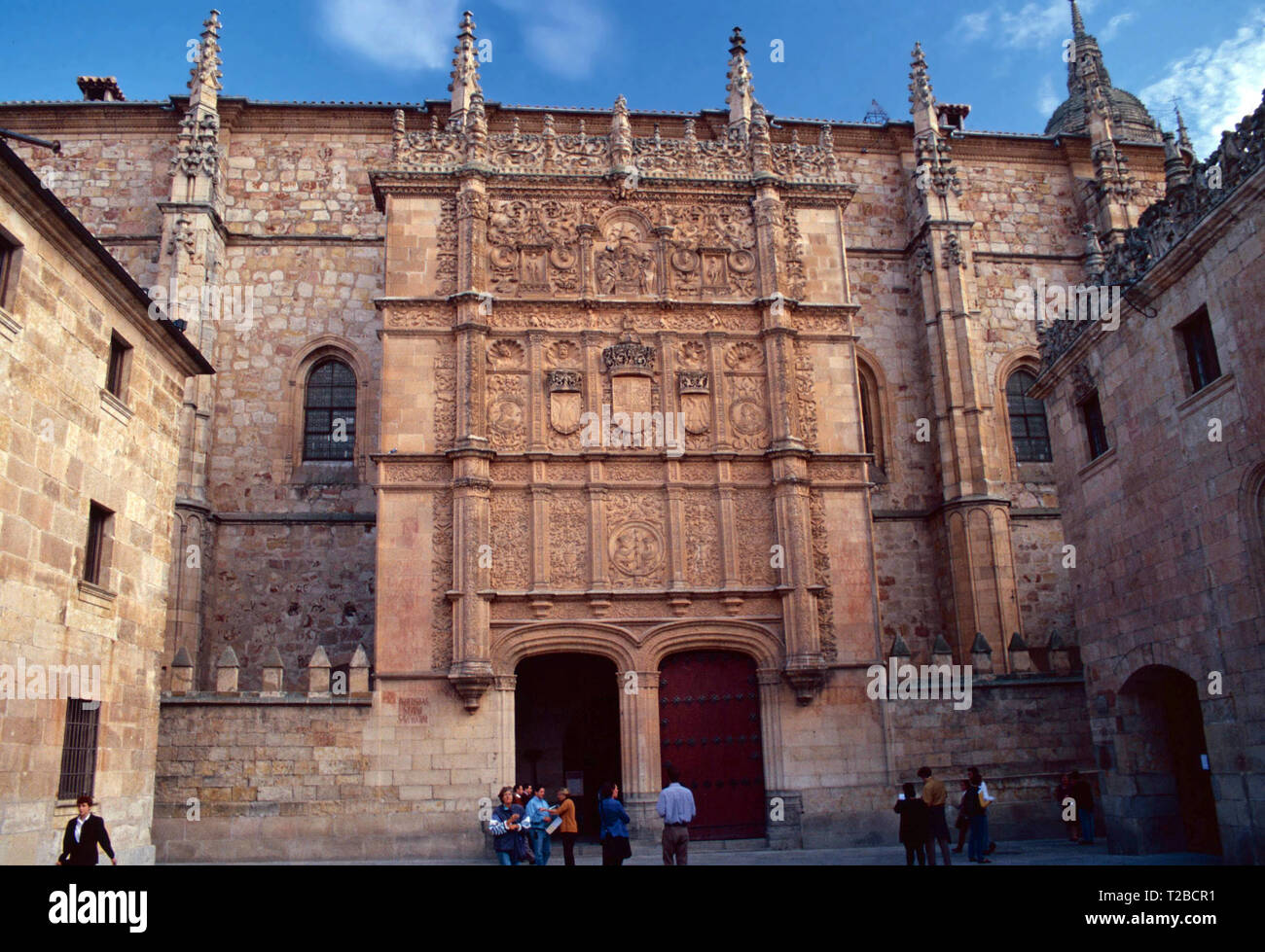 Entrée privée, Université de Salamanque, Espagne Banque D'Images