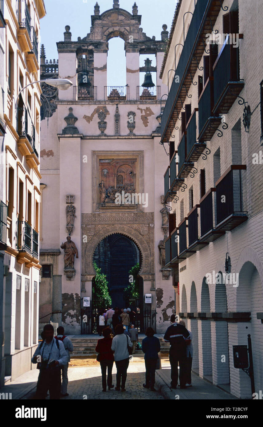 Los Naranjos entrée de St.Mary de la Cathédrale de Séville,voir,Espagne Banque D'Images