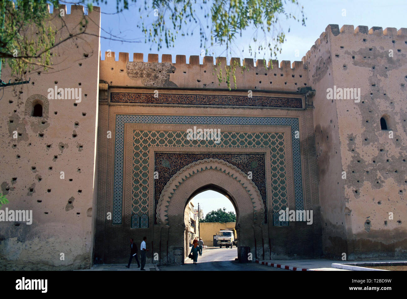 Bab El Khemis gate,FES,Maroc Banque D'Images