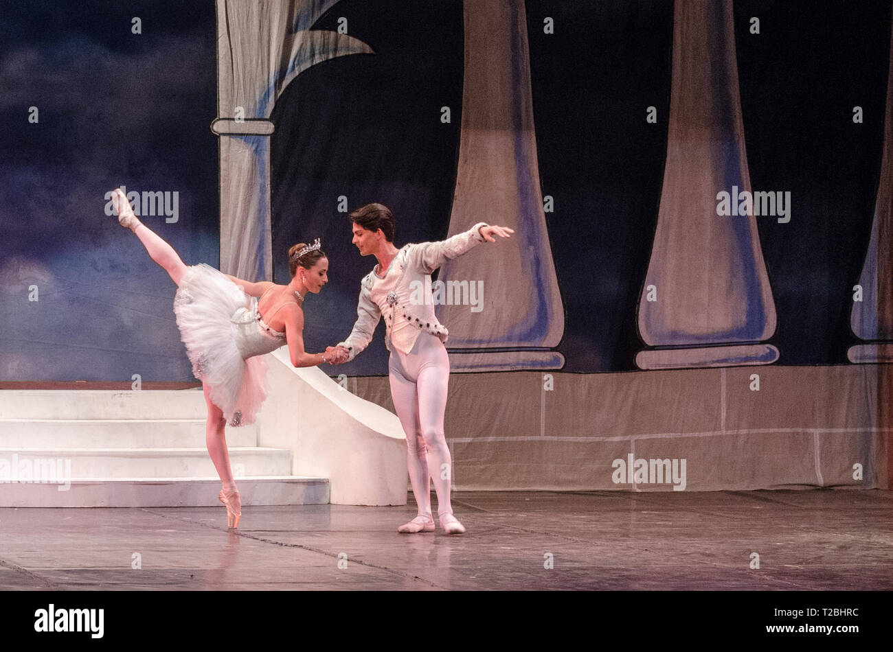 Le Ballet national cubain interprète Cendrillon, Santa Clara, Cuba Banque D'Images